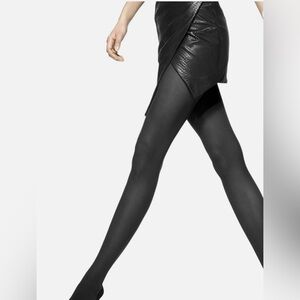 HUE Classic Control Top Opaque Tights - Black